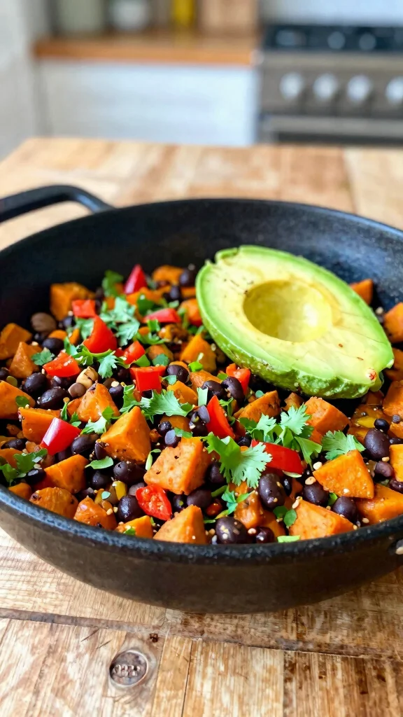 13 Brunch Recipes That Will Wow Your Guests - 6. Sweet Potato and Black Bean Hash