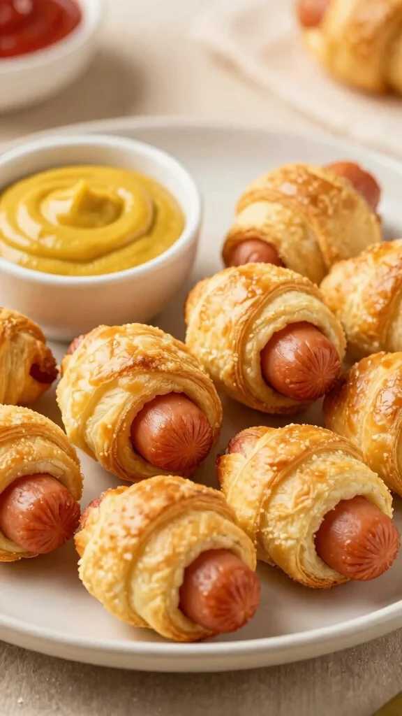 16 Best Christmas Eve Finger Food Ideas on a Budget That Look Totally Fancy - 13. Pigs in a Blanket