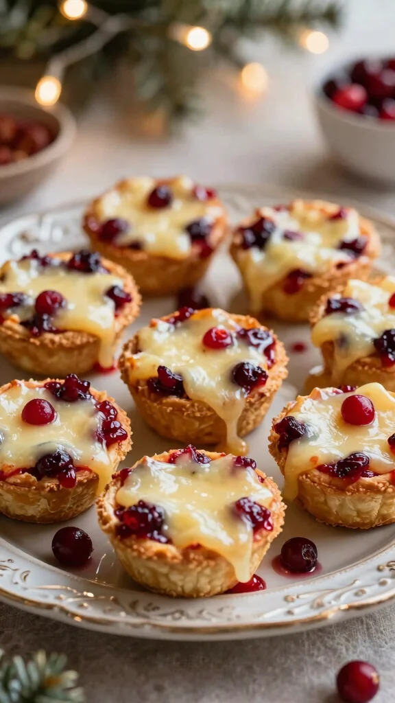 16 Best Christmas Eve Finger Food Ideas on a Budget That Look Totally Fancy - 4. Cranberry Brie Bites