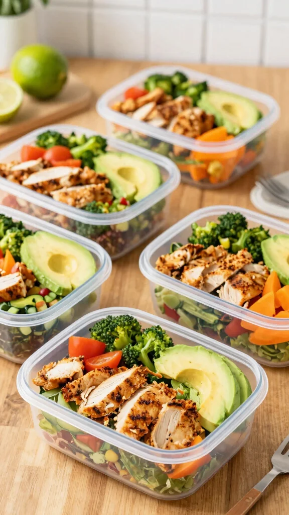 17 Air Fryer Meal-Prep Lunches for a Week of Simple, Tasty Meals - 1. Crispy Air Fryer Chicken Burrito Bowls