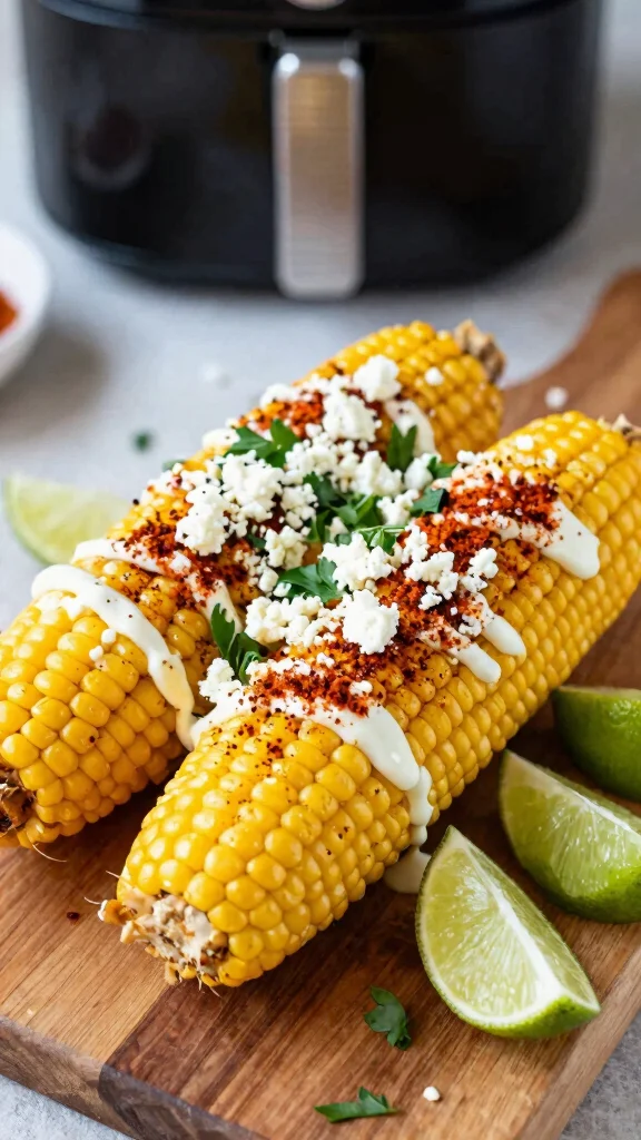 17 Air Fryer Meal-Prep Lunches for a Week of Simple, Tasty Meals - 15. Air Fryer Mexican Street Corn