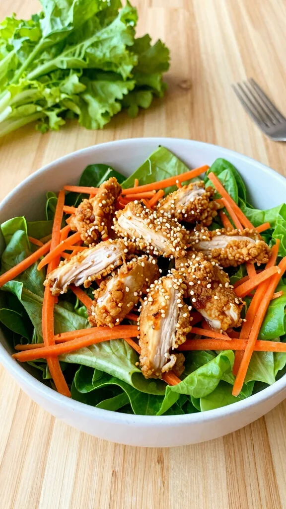 17 Air Fryer Meal-Prep Lunches for a Week of Simple, Tasty Meals - 16. Air Fryer Asian Chicken Salad