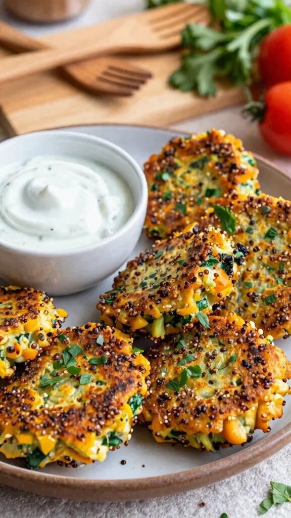 17 Air Fryer Meal-Prep Lunches for a Week of Simple, Tasty Meals - 2. Air Fryer Quinoa and Veggie Fritters