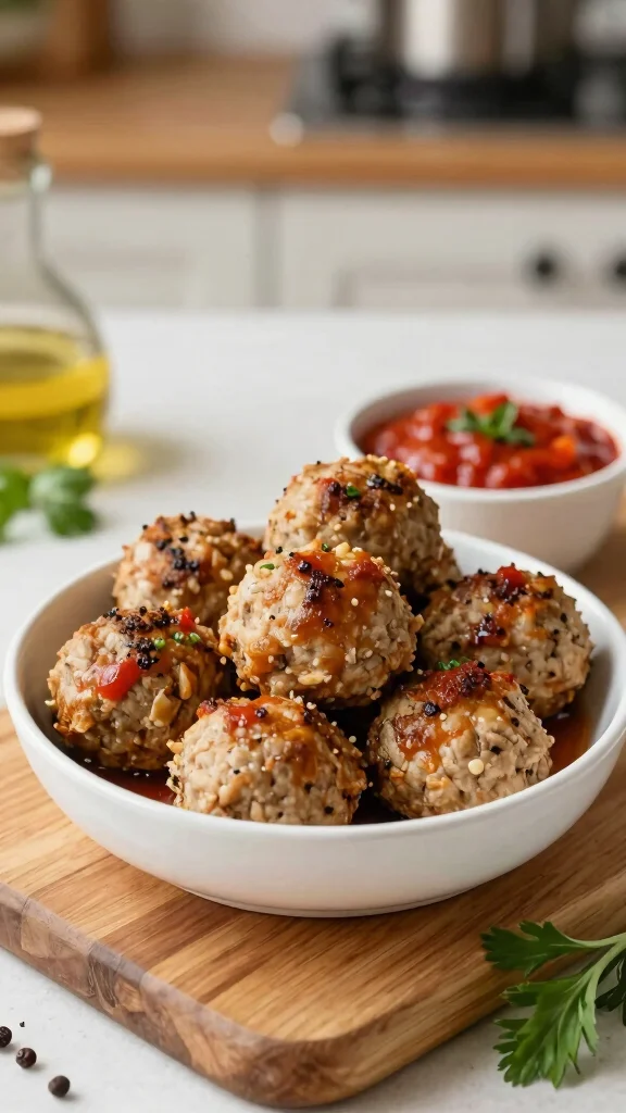 17 Air Fryer Meal-Prep Lunches for a Week of Simple, Tasty Meals - 4. Air Fryer Turkey Meatballs