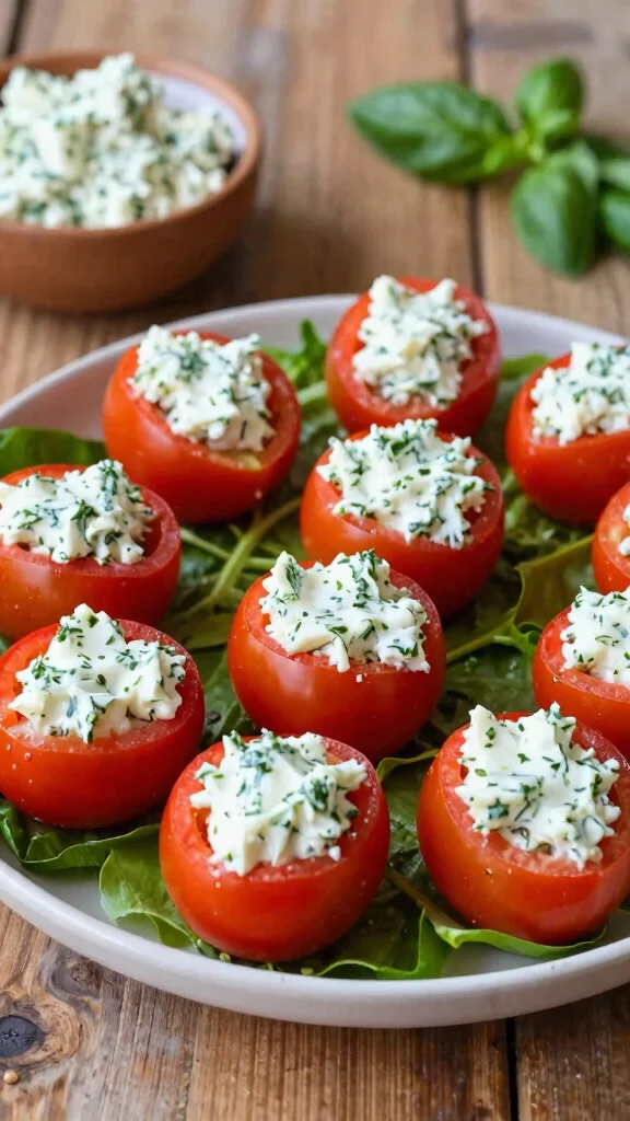 17 Delicious Cherry Tomato Recipes You’ll Want to Make Today for Quick Meals - 11. Stuffed Cherry Tomatoes
