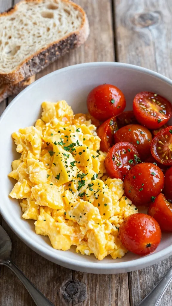 17 Delicious Cherry Tomato Recipes You’ll Want to Make Today for Quick Meals - 16. Cherry Tomato and Egg Breakfast Bowl