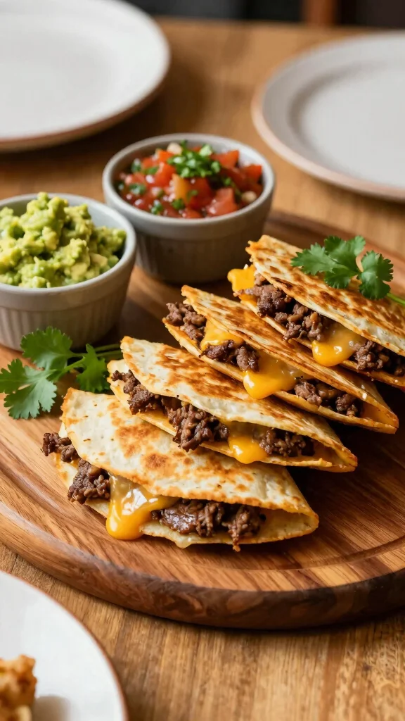 18 Delicious Ground Beef Recipes Busy Weeknights Will Love - 11. Beef and Cheese Quesadillas