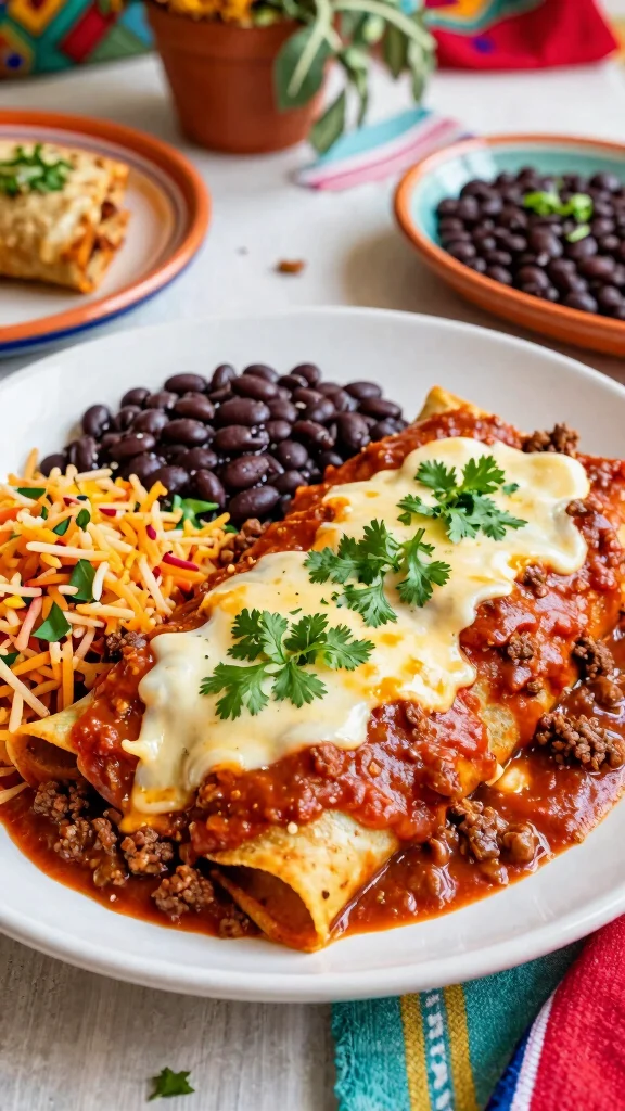 18 Delicious Ground Beef Recipes Busy Weeknights Will Love - 7. Ground Beef Enchiladas