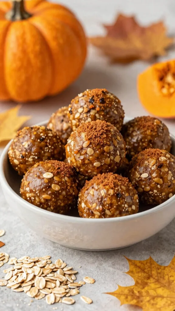 18 Easy Dessert Recipes for Every Sweet Tooth - 9. Pumpkin Spice Energy Balls