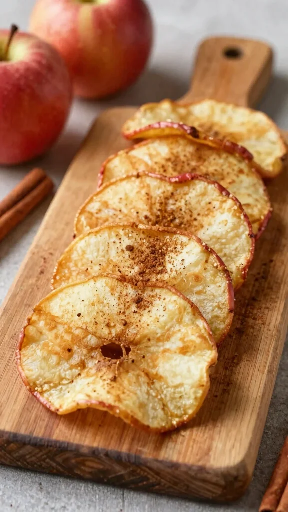 18 High Protein Thanksgiving Sides to Wow Your Guests and Keep It Light - 15. Baked Spiced Apple Chips