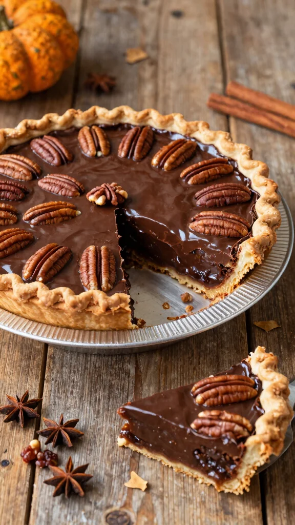 18 Make Ahead Thanksgiving Recipes for a Stress-Free Feast - 11. Chocolate Pecan Pie