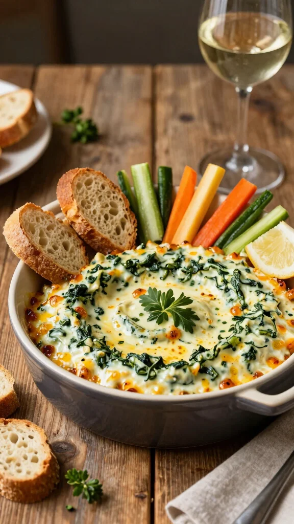 18 Make Ahead Thanksgiving Recipes for a Stress-Free Feast - 12. Spinach and Artichoke Dip