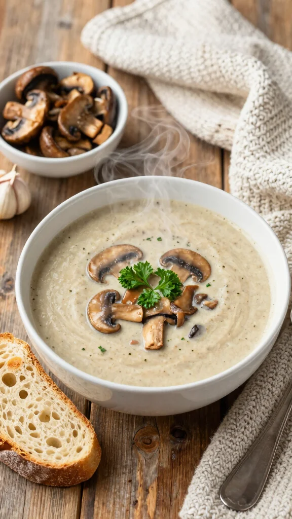 18 Simple Delicious Keto Diet Recipes for Beginners That Actually Taste Good - 4. Creamy Mushroom Soup