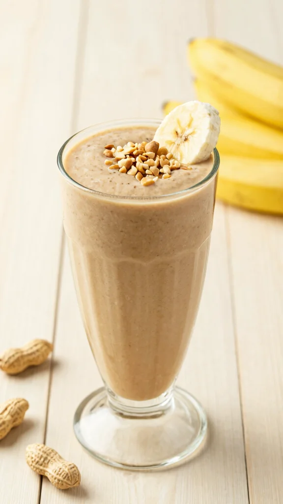 19 Best Simple Recipes for Wegovy Diet Doctors Don't Tell You About - 19. Peanut Butter Banana Smoothie