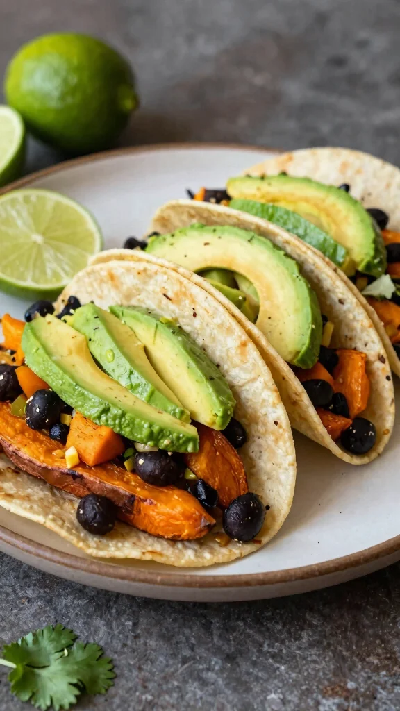 19 Best Simple Recipes for Wegovy Diet Doctors Don't Tell You About - 9. Sweet Potato and Black Bean Tacos