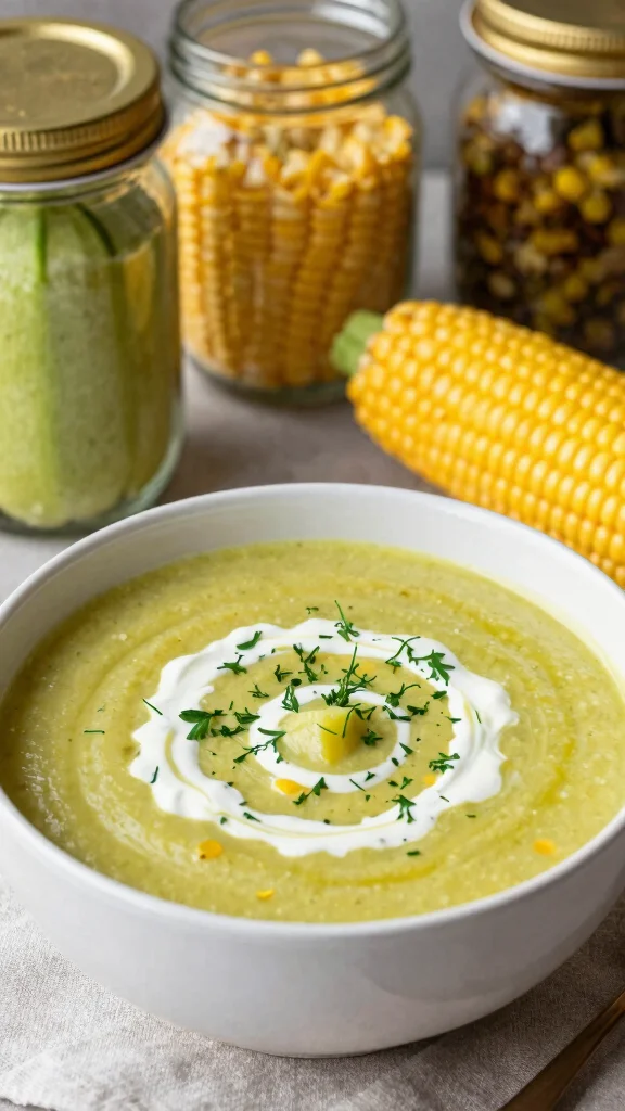 19 Easy Delicious Canning Soups Recipes to Try Today (Perfect for Winter) - 13. Zucchini and Corn Soup