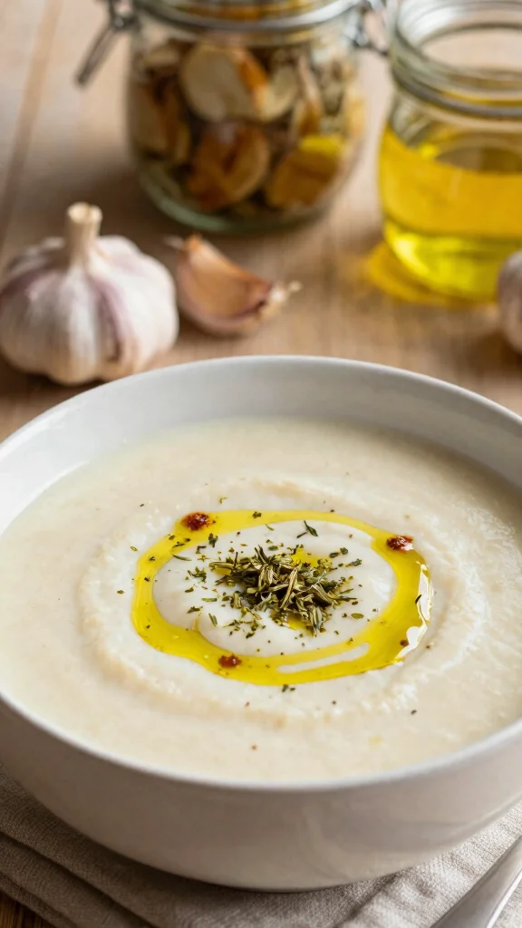 19 Easy Delicious Canning Soups Recipes to Try Today (Perfect for Winter) - 17. Roasted Garlic Soup