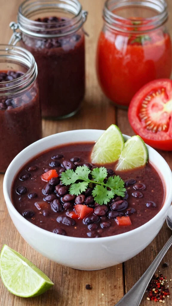 19 Easy Delicious Canning Soups Recipes to Try Today (Perfect for Winter) - 3. Spicy Black Bean Soup