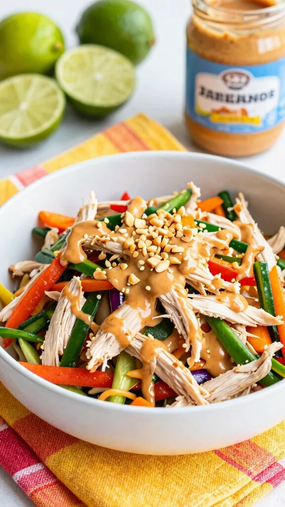 19 Easy Lunch Recipes Complete Guide to Midday Meals for Busy People - 5. Thai Peanut Chicken Salad