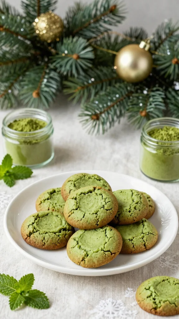19 Irresistible Christmas Cookie Recipes 2025 for Festive Holiday Baking - 6. Matcha Mint Cookies