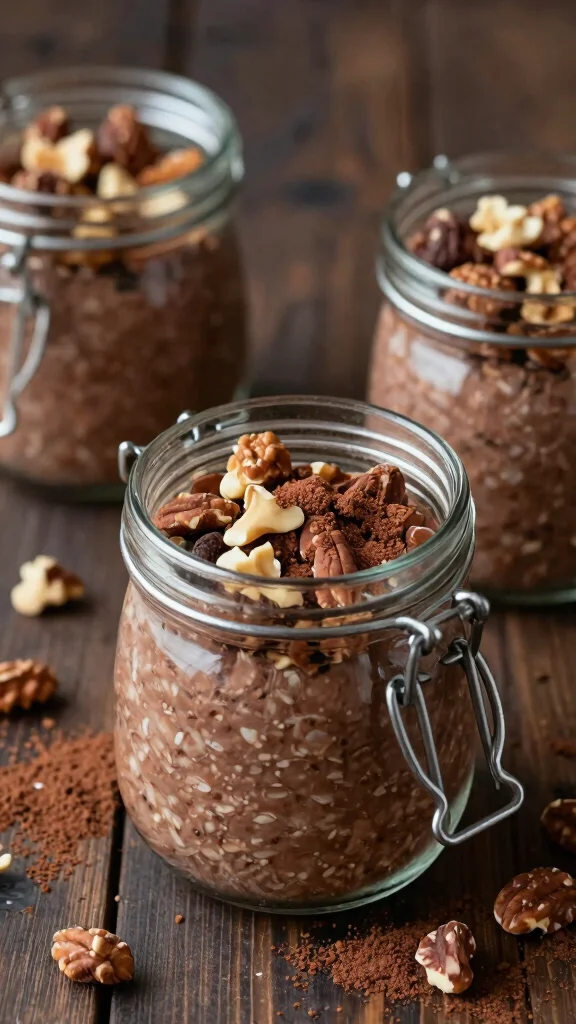 19 The Ultimate Guide to Easy Breakfast Recipes 2025 for Healthy Mornings - 13. Nutty Cocoa Overnight Oats
