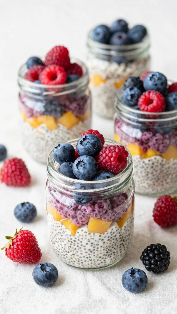 19 The Ultimate Guide to Easy Breakfast Recipes 2025 for Healthy Mornings - 15. Berry Chia Oatmeal