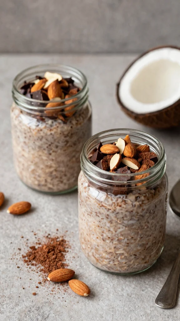 19 The Ultimate Guide to Easy Breakfast Recipes 2025 for Healthy Mornings - 16. Almond Joy Overnight Oats