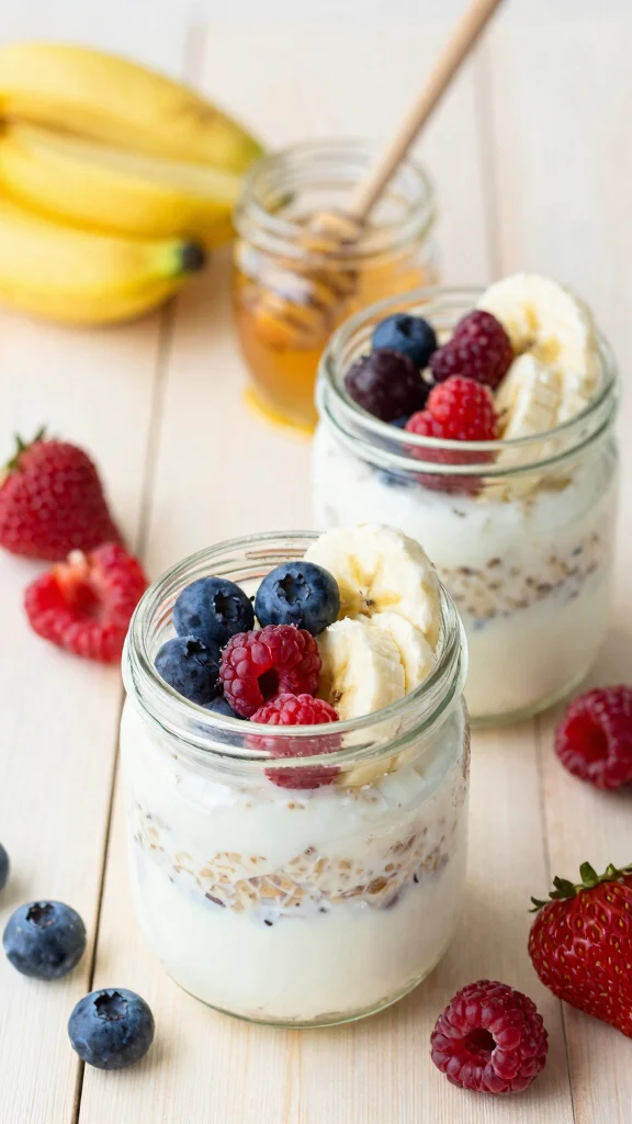 19 The Ultimate Guide to Easy Breakfast Recipes 2025 for Healthy Mornings - 17. Greek Yogurt Overnight Oats