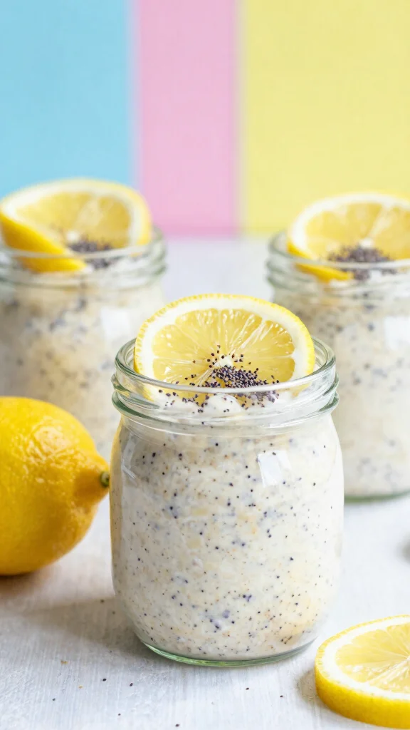 19 The Ultimate Guide to Easy Breakfast Recipes 2025 for Healthy Mornings - 18. Lemon Poppy Seed Overnight Oats