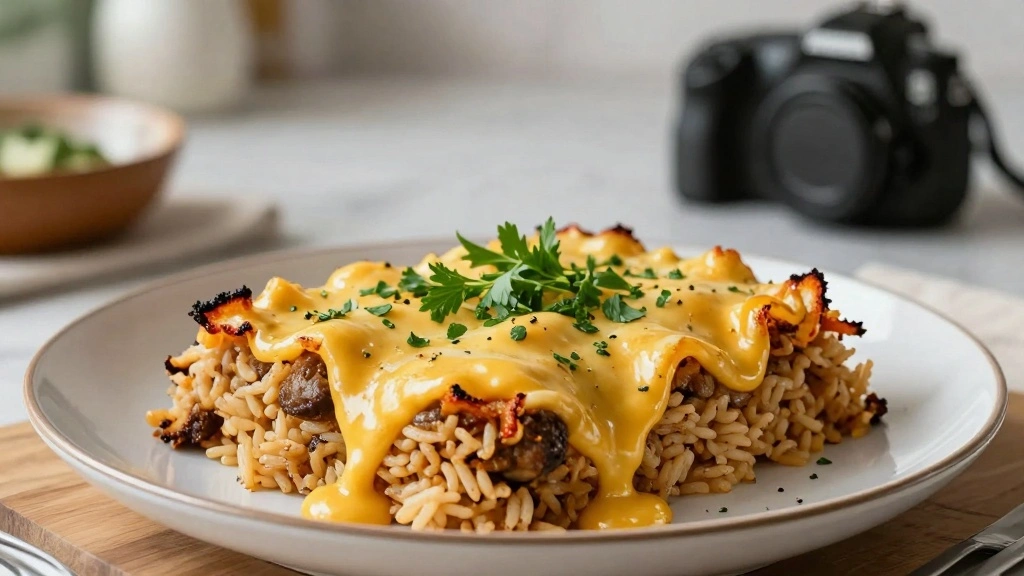 Cheesy Hamburger Rice Casserole My Weekly Obsession Recipe