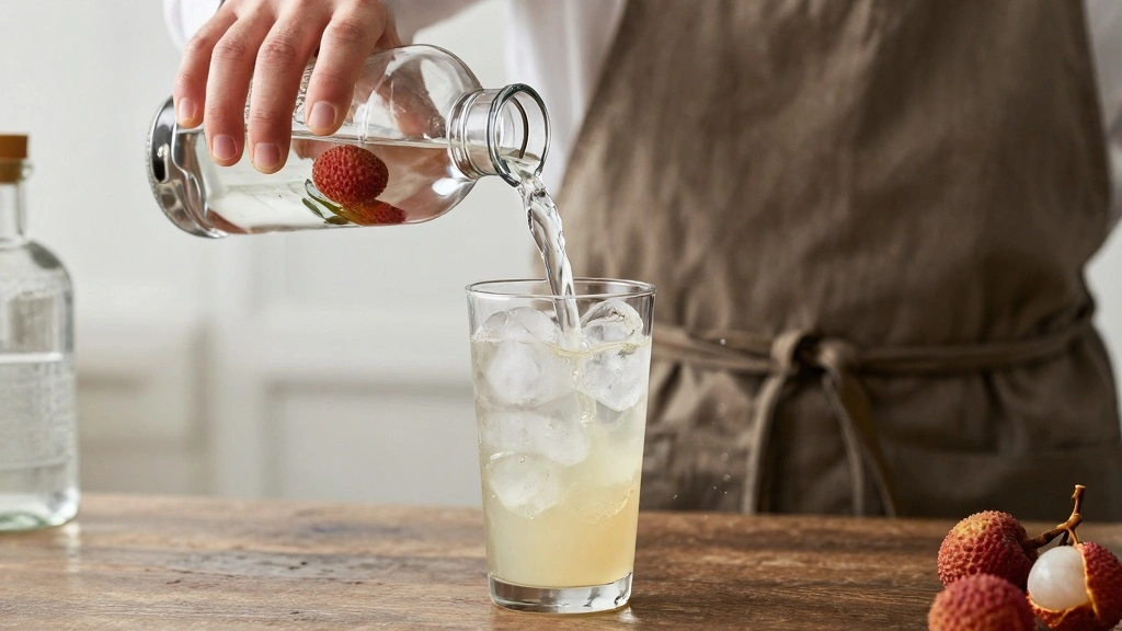 Chill Out Easy Lychee Martini Recipe Only 3 Ingredients Needed - Step 2: Add Ingredients to Shaker