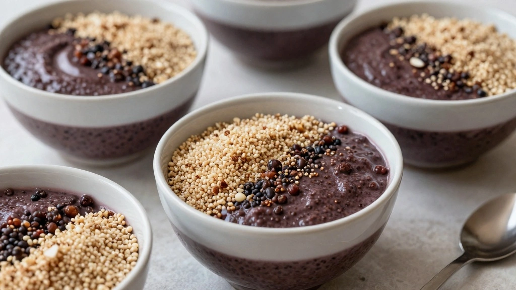 Delicious Breakfast Bowls Acai Chia Quinoa Delights Signature Bowl - Step 5: Assemble the Bowl