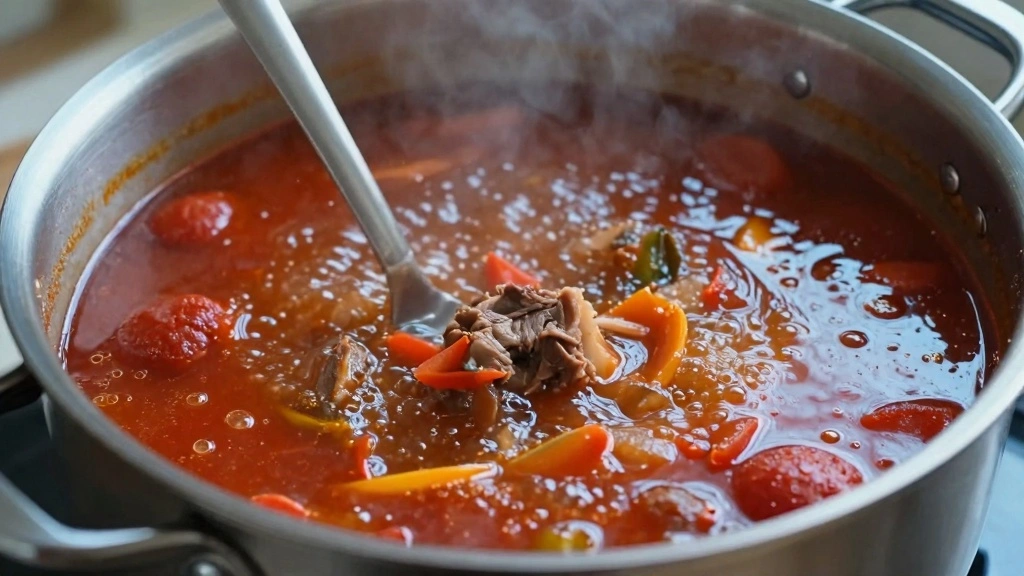 Delicious Easy Family Approved Lasagna Soup Better Than Actual Lasagna - Step 4: Add Tomatoes and Broth