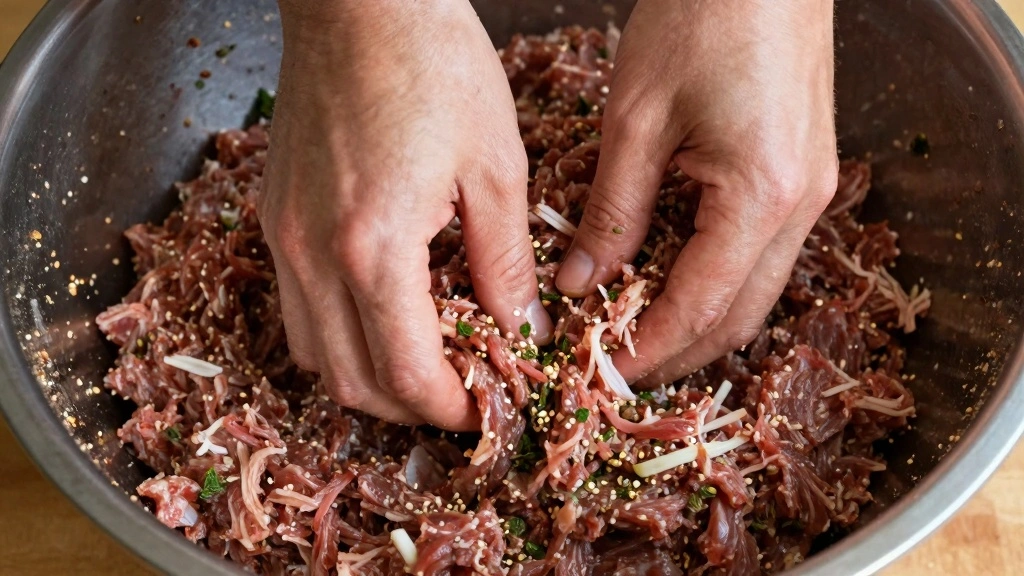 Delicious Simple Ground Lamb Recipes Juiciest Kofta Ever - Step 2: Mix Ingredients