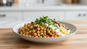Flavorful Vegan Mediterranean Bowls Effortless Meals Viral Chickpea Bowl