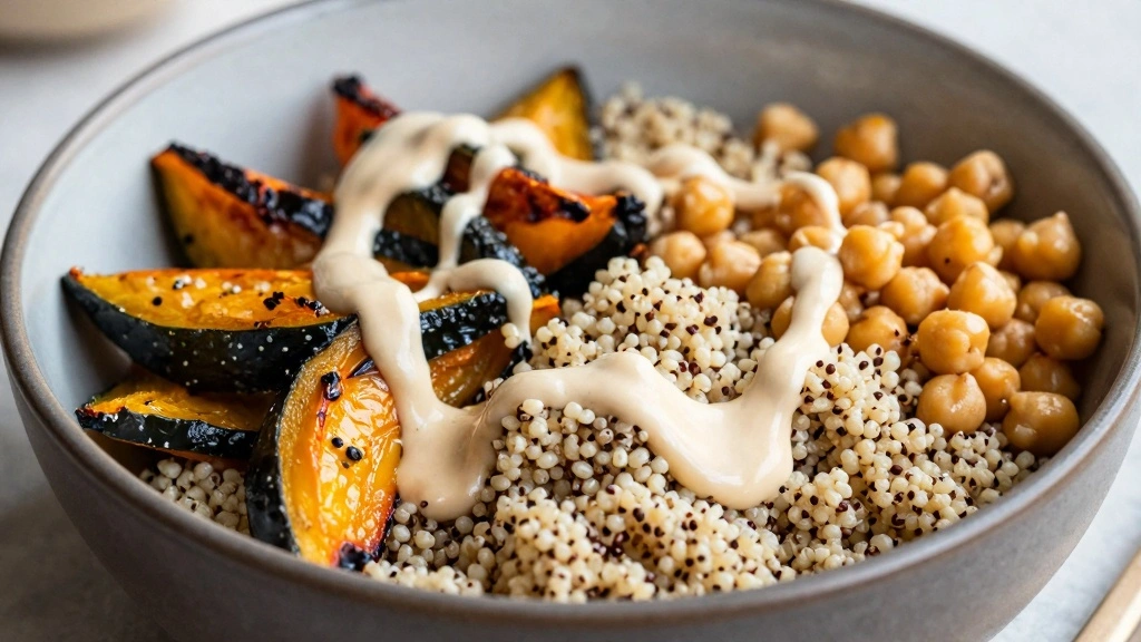 Flavorful Vegan Mediterranean Bowls Effortless Meals Viral Chickpea Bowl - Step 5: Assemble the Bowl