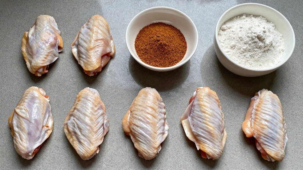 Get Perfectly Crispy Air Fryer Chicken Wings Never-Fail Recipe - Step 1: Prepare Ingredients