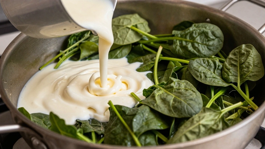 Hearty Marry Me Chicken Gnocchi The Proposal Recipe That Works - Step 6: Add Cream and Spinach