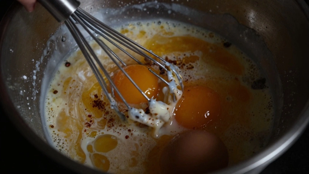 High Protein Breakfast Ideas Delicious Recipes 42g Protein French Toast - Step 2: Whisk the Egg Mixture