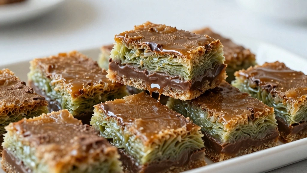 Irresistible Dubai Chocolate Sweet Indulgence Homemade Kunafa Bar - Step 8: Serve and Enjoy