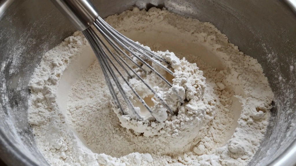 Nutella-Stuffed Pancakes Gooiest Breakfast on Earth - Step 1: Prepare Dry Ingredients