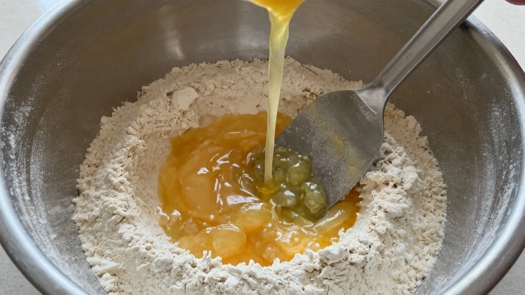 Nutella-Stuffed Pancakes Gooiest Breakfast on Earth - Step 3: Combine Ingredients