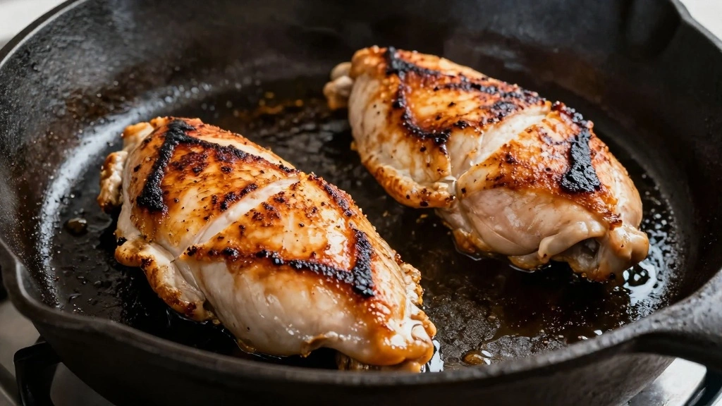 One Pan Garlic Parmesan Chicken Vegetables Dinner Zero Energy Masterpiece - Step 3: Sear the Chicken