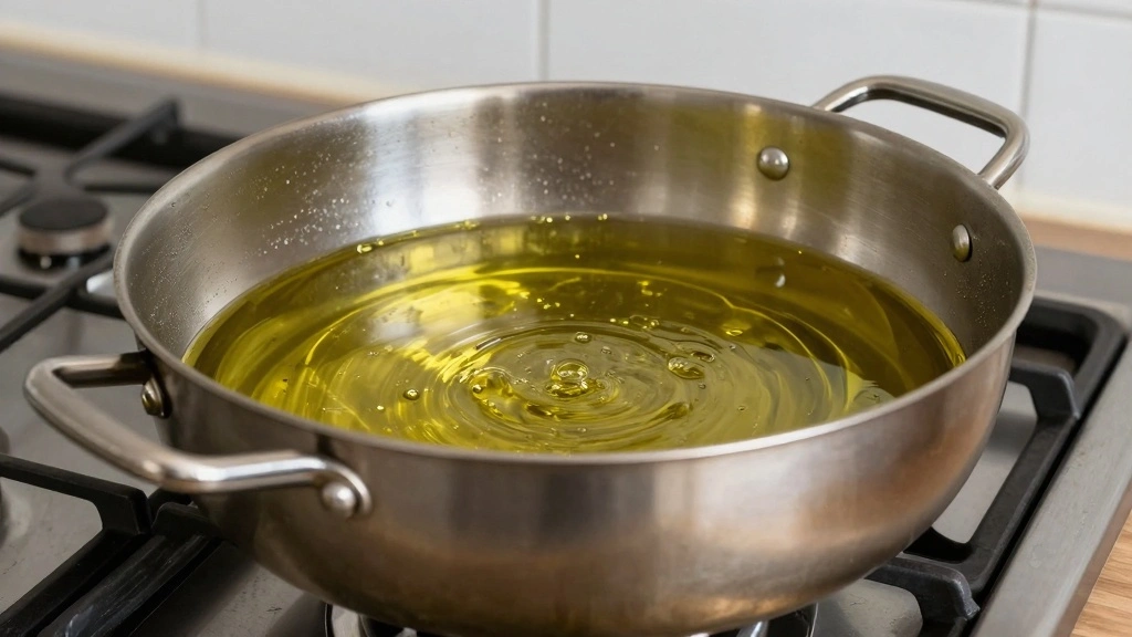 One Pot Creamy Italian Ground Chicken Soup Family Favorite Forever - Step 2: Heat the Oil