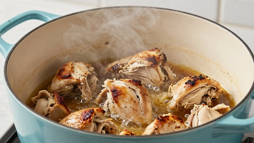 One Pot Creamy Italian Ground Chicken Soup Family Favorite Forever - Step 4: Cook the Ground Chicken