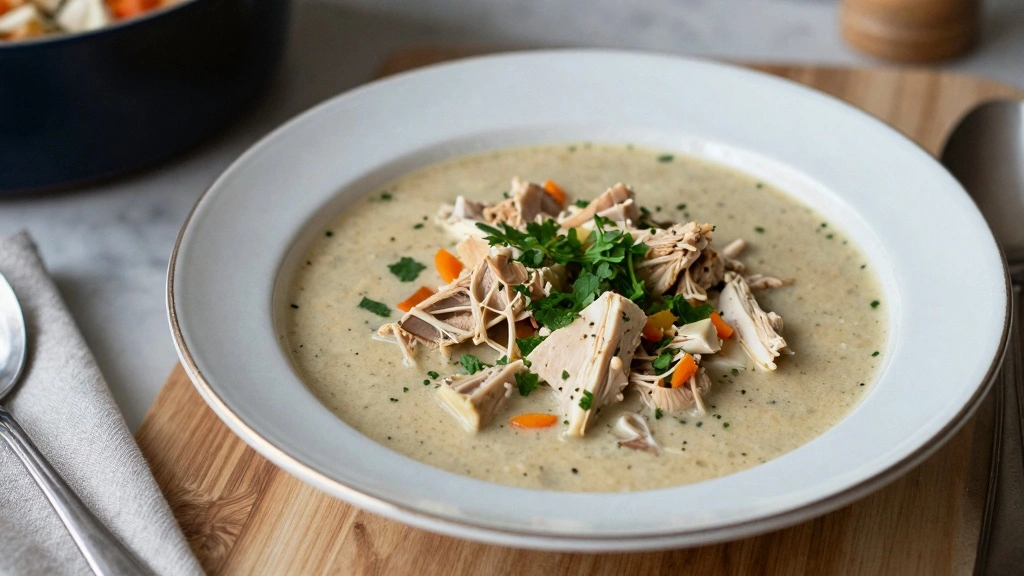 One Pot Creamy Italian Ground Chicken Soup Family Favorite Forever