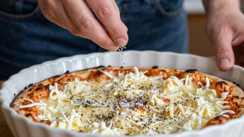 Satisfying Cottage Cheese Pizza Bowl You Have to Try Viral Version - Step 5: Season the Dish