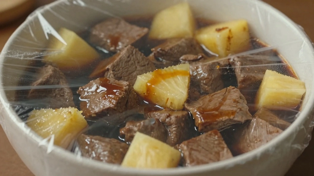 Savory Beef Stew Recipe Hawaiian Style Island Secret Revealed - Step 2: Marinate the Beef