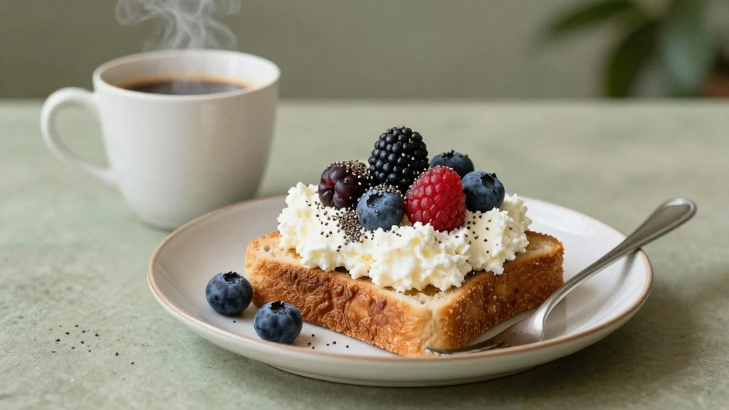 Tasty Cottage Cheese Breakfast Recipes Viral Whipped Toast Edition - Step 6: Serve Immediately