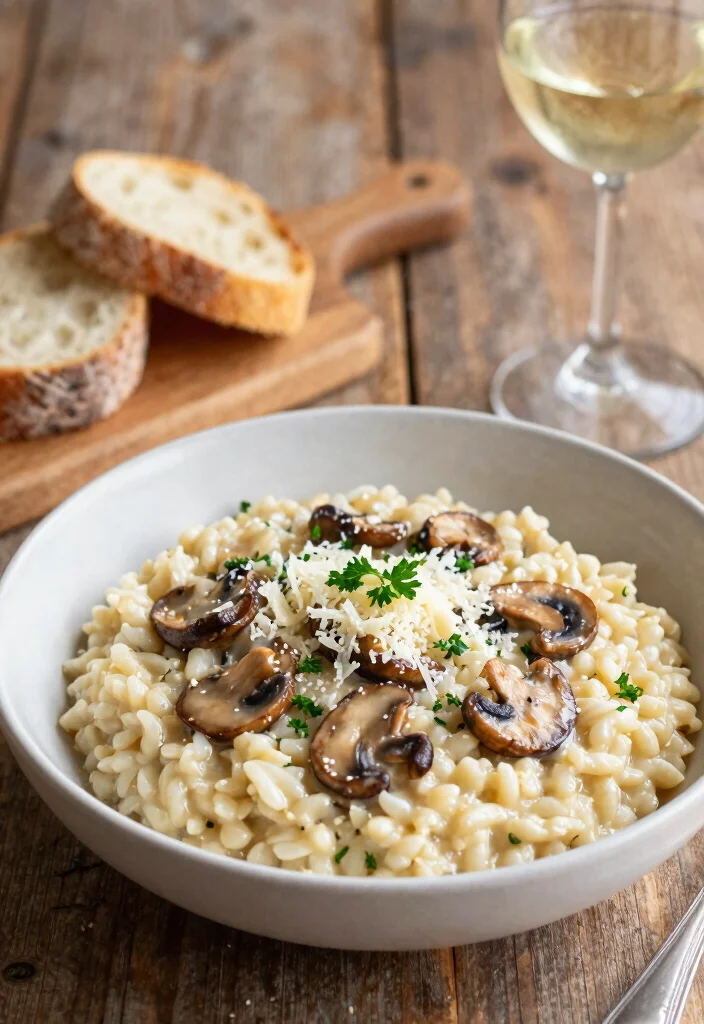 16 Air Fryer Meal Prep Recipes for Weekly Cooking - 11. Air Fryer Mushroom Risotto 1